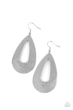 Load image into Gallery viewer, Paparazzi Hand It OVAL! - Silver Earring
