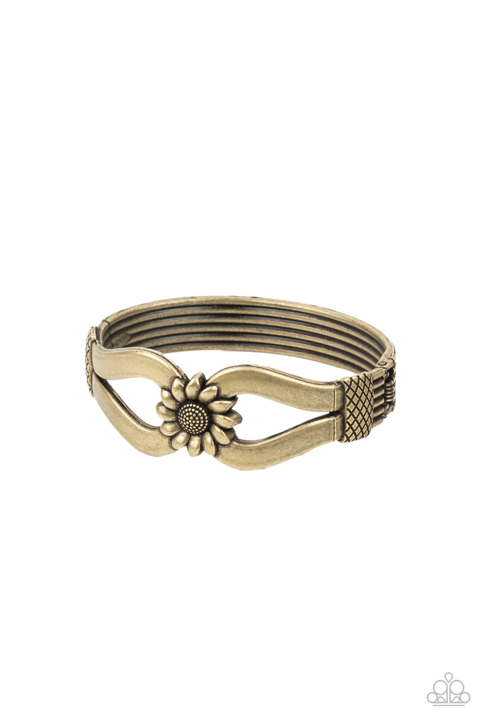 Paparazzi Let A Hundred SUNFLOWERS Bloom - Brass Bracelet