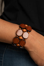 Load image into Gallery viewer, Paparazzi Beach Bravado - Brown Bracelet
