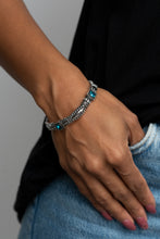 Load image into Gallery viewer, Paparazzi Get This GLOW On The Road - Blue Bracelet
