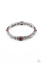 Load image into Gallery viewer, Paparazzi Get This GLOW On The Road - Red Bracelet
