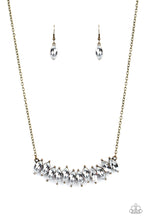 Load image into Gallery viewer, Paparazzi Icy Intensity - Brass Necklace
