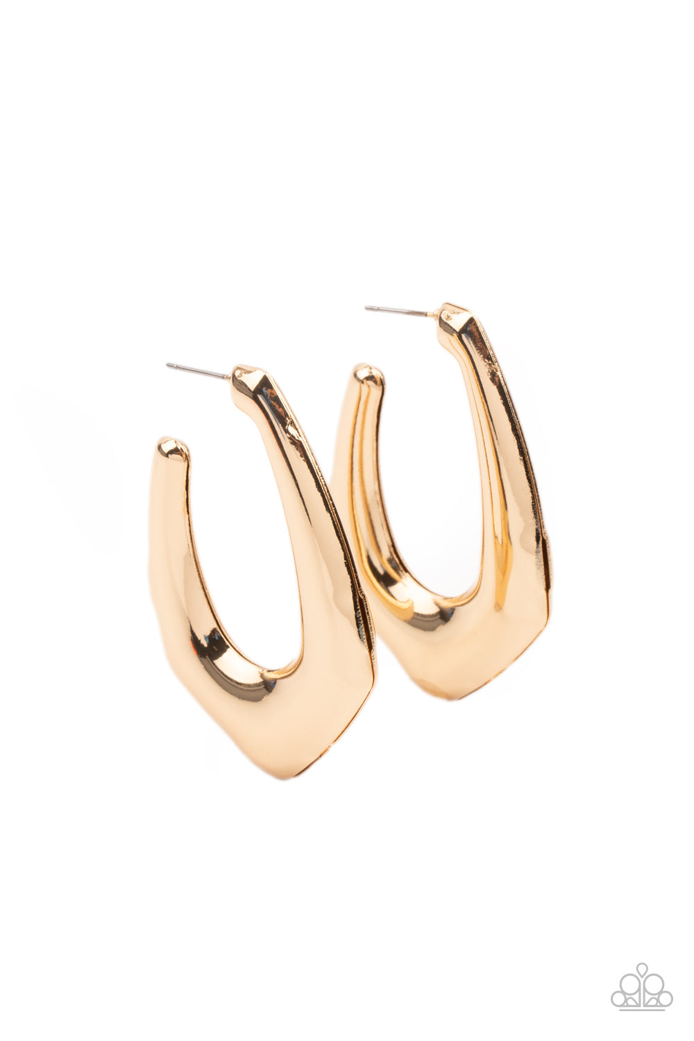 Paparazzi Find Your Anchor - Gold Earrings