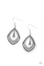 Load image into Gallery viewer, Paparazzi Fearlessly Feminine - Silver Earring
