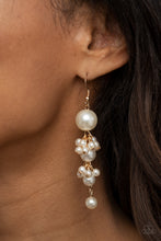 Load image into Gallery viewer, Paparazzi Ageless Applique - Gold Earring
