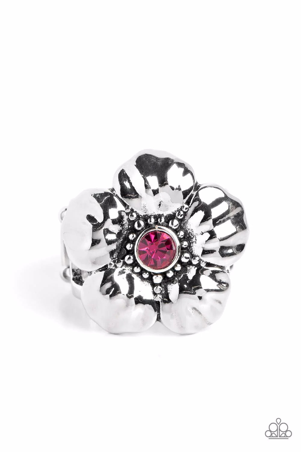 Paparazzi Bloom Bloom Pow - Pink Ring