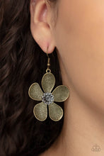 Load image into Gallery viewer, Paparazzi Fresh Florals - Brass Earring
