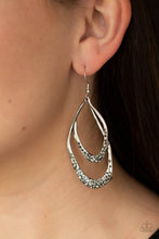 Load image into Gallery viewer, Paparazzi Beyond Your GLEAMS - Silver Earrings
