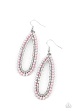 Load image into Gallery viewer, Paparazzi Glamorously Glowing - Pink Earring
