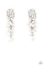 Load image into Gallery viewer, Paparazzi Fabulously Flattering - White Earrings
