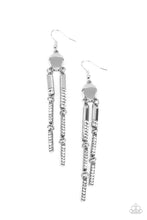 Load image into Gallery viewer, Paparazzi Defined Dazzle - White Earrings
