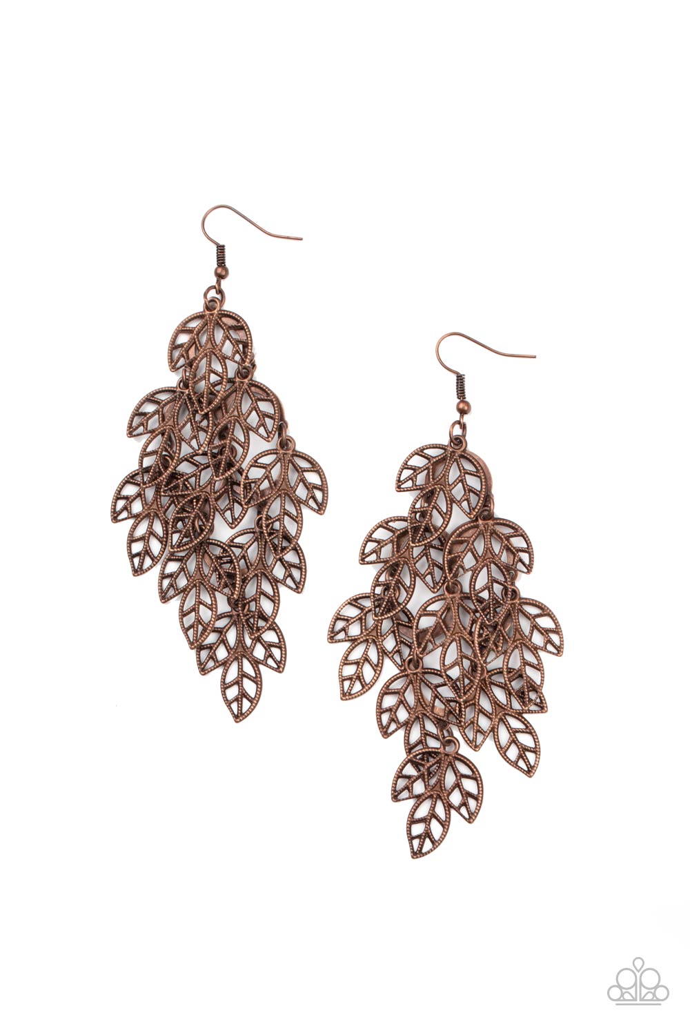Paparazzi The Shakedown - Copper Earrings