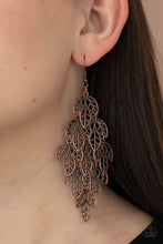 Load image into Gallery viewer, Paparazzi The Shakedown - Copper Earrings
