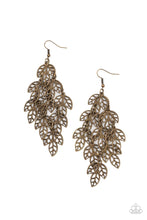 Load image into Gallery viewer, Paparazzi The Shakedown - Brass Earring
