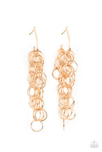 Load image into Gallery viewer, Paparazzi Long Live The Rebels - Gold Earrings
