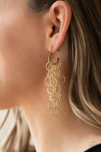 Load image into Gallery viewer, Paparazzi Long Live The Rebels - Gold Earrings
