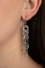 Load image into Gallery viewer, Paparazzi Long Live The Rebels - Silver Earring
