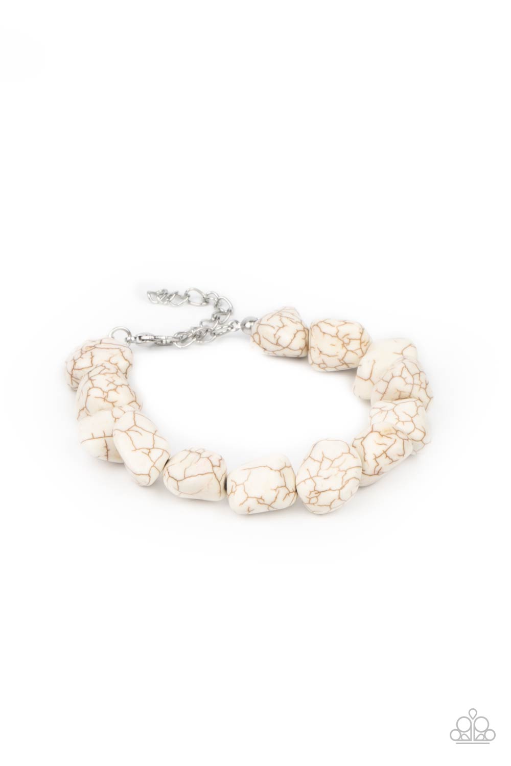 Paparazzi Prehistoric Paradise - White Bracelet