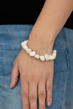 Load image into Gallery viewer, Paparazzi Prehistoric Paradise - White Bracelet
