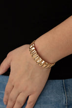 Load image into Gallery viewer, Paparazzi Across The HEIR-Waves - Gold Bracelet
