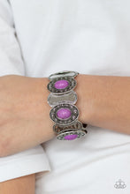 Load image into Gallery viewer, Paparazzi Desert Relic - Purple Bracelet
