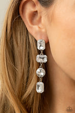 Load image into Gallery viewer, Paparazzi Cosmic Heiress - White Earrings
