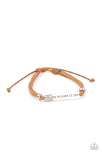 Load image into Gallery viewer, Paparazzi To Live, To Learn, To Love - Brown Bracelet
