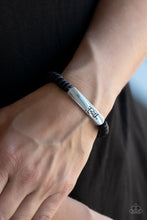 Load image into Gallery viewer, Paparazzi Full Faith - Black Bracelet
