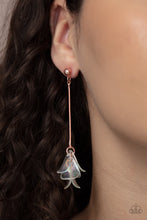 Load image into Gallery viewer, Paparazzi Keep Them In Suspense - Copper Earrings
