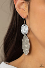 Load image into Gallery viewer, Paparazzi Status CYMBAL - Silver Earrings
