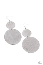 Load image into Gallery viewer, Paparazzi Status CYMBAL - Silver Earrings
