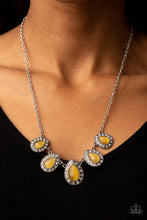 Load image into Gallery viewer, Paparazzi Everlasting Enchantment - Yellow Necklace
