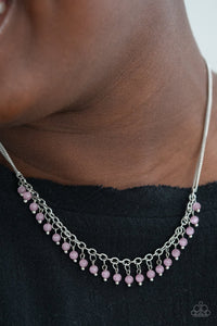 Paparazzi DEW a Double Take - Pink Necklace