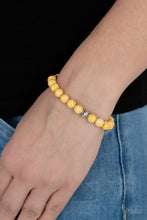 Load image into Gallery viewer, Paparazzi Awakened - Yellow Bracelet
