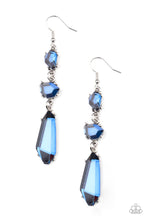Load image into Gallery viewer, Paparazzi Sophisticated Smolder - Blue Earrings
