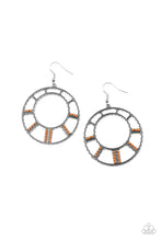 Load image into Gallery viewer, Paparazzi Fleek Fortress - Orange Earrings
