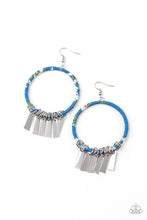 Load image into Gallery viewer, Paparazzi Garden Chimes - Blue Earrings
