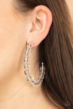 Load image into Gallery viewer, Paparazzi In The Clear - White Earrings

