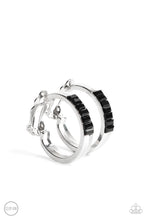 Load image into Gallery viewer, Paparazzi Ready, Steady, GLOW - Black Earrings
