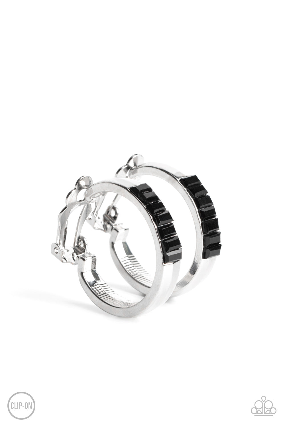 Paparazzi Ready, Steady, GLOW - Black Earrings