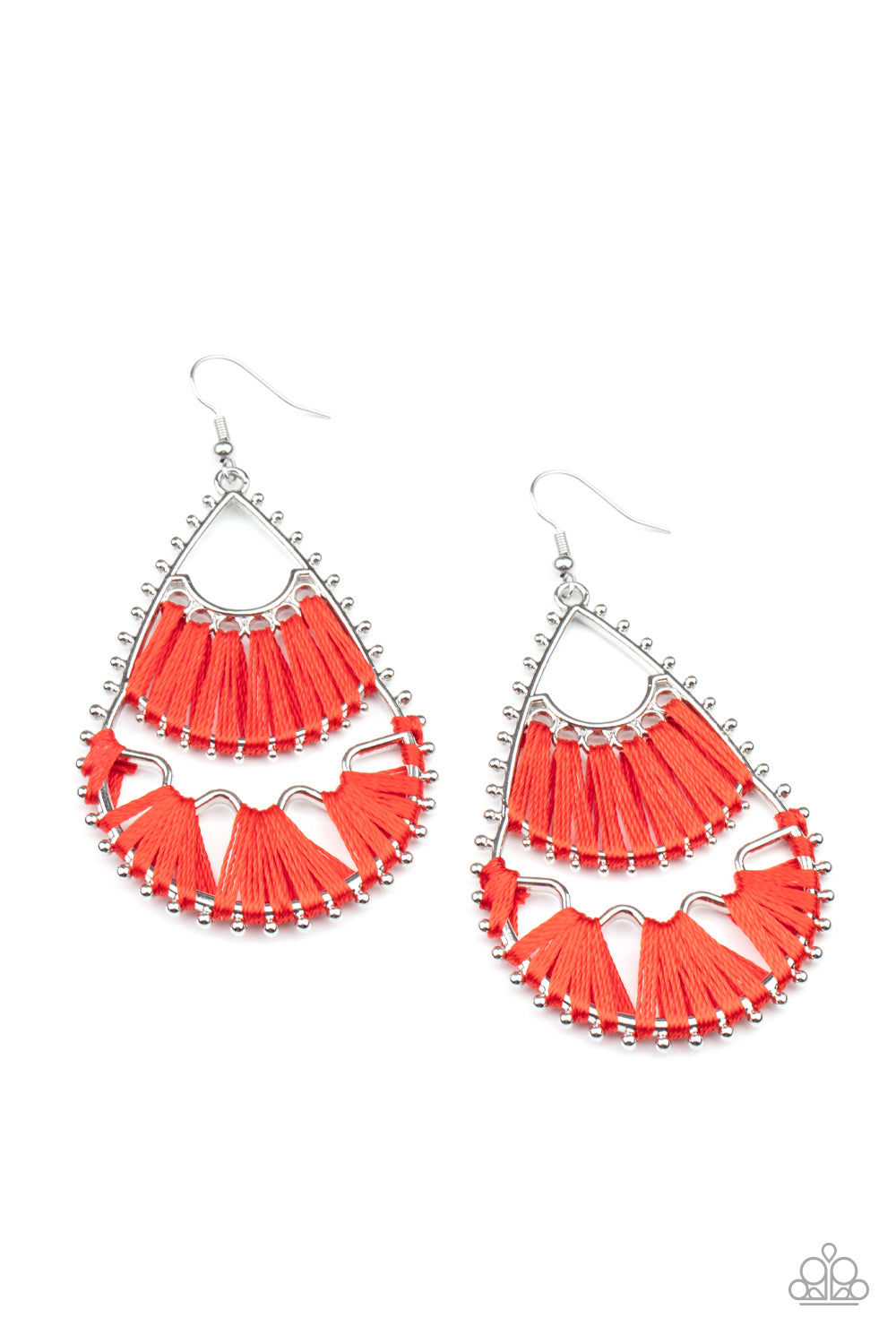 Paparazzi Samba Scene - Red Earring