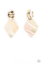 Load image into Gallery viewer, Paparazzi Alluringly Lustrous - Gold Earring
