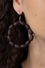 Load image into Gallery viewer, Paparazzi Living The WOOD Life - Brown Earrings
