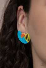 Load image into Gallery viewer, Paparazzi Its Just an Expression - Blue Earrings
