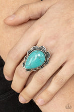 Load image into Gallery viewer, Paparazzi BADLANDS Romance - Blue Ring
