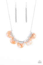 Load image into Gallery viewer, Paparazzi Mermaid Oasis - Orange Necklace
