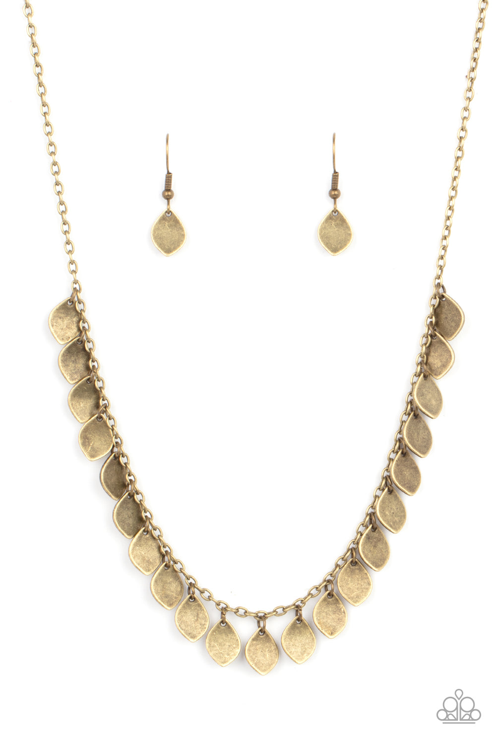 Paparazzi Dainty DISCovery - Brass Necklace