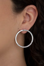 Load image into Gallery viewer, Paparazzi Spot On Opulence - White Earrings
