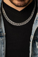 Load image into Gallery viewer, Paparazzi Urban Uppercut - Silver Necklace
