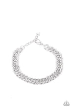 Load image into Gallery viewer, Paparazzi On The Up and UPPERCUT - Silver Bracelet
